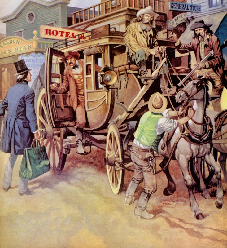 The Overland Stage by Peter Jackson