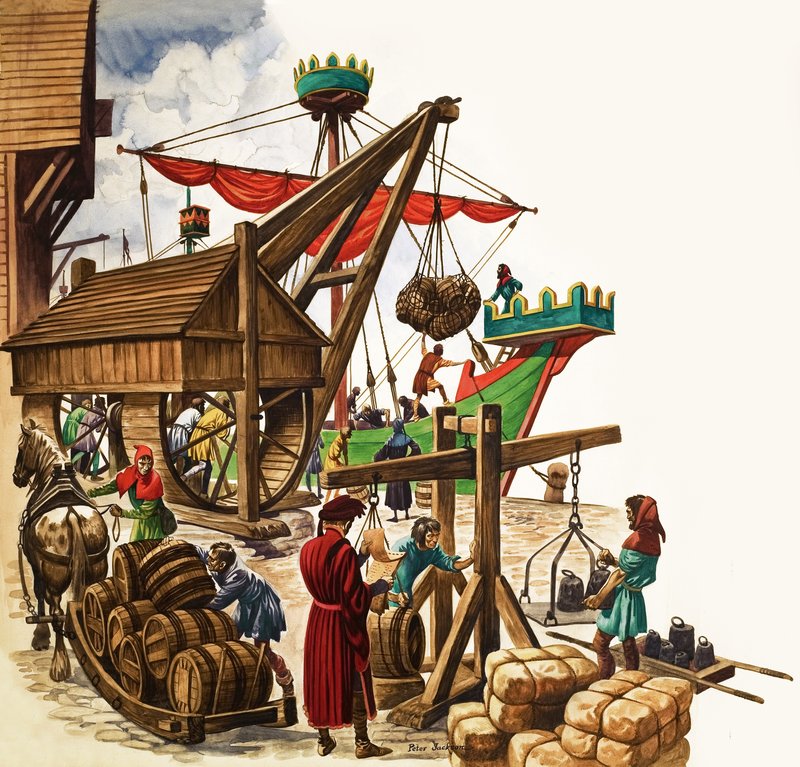 The Wonderful Story of Britain: Early Ships and Sea-Ports by Peter Jackson