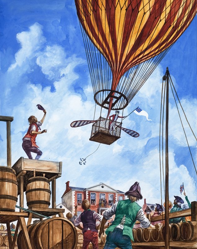 The Wonderful Story of Britain: The First Balloons by Peter Jackson