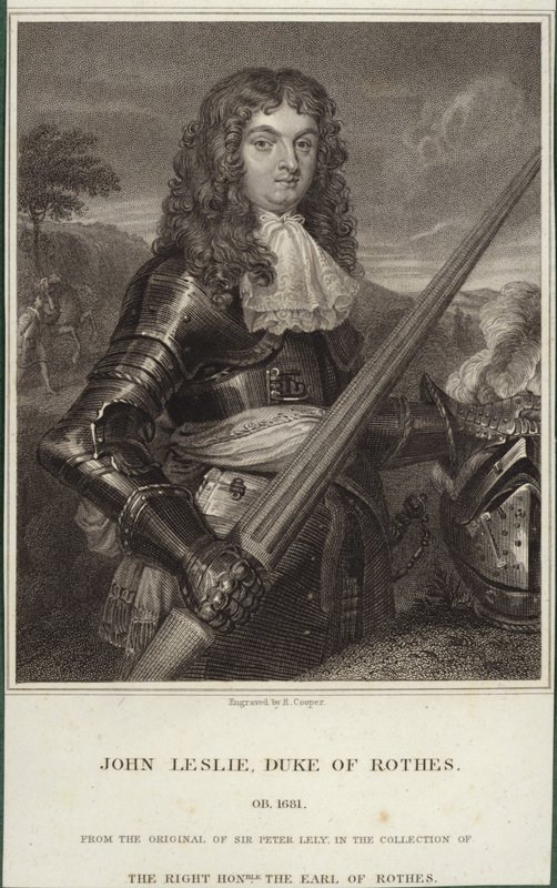 Portrait of John Leslie, Duke of Rothes by Peter Lely