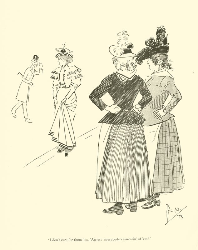 Cartoon by Phil May, from the 1890s by Phil May