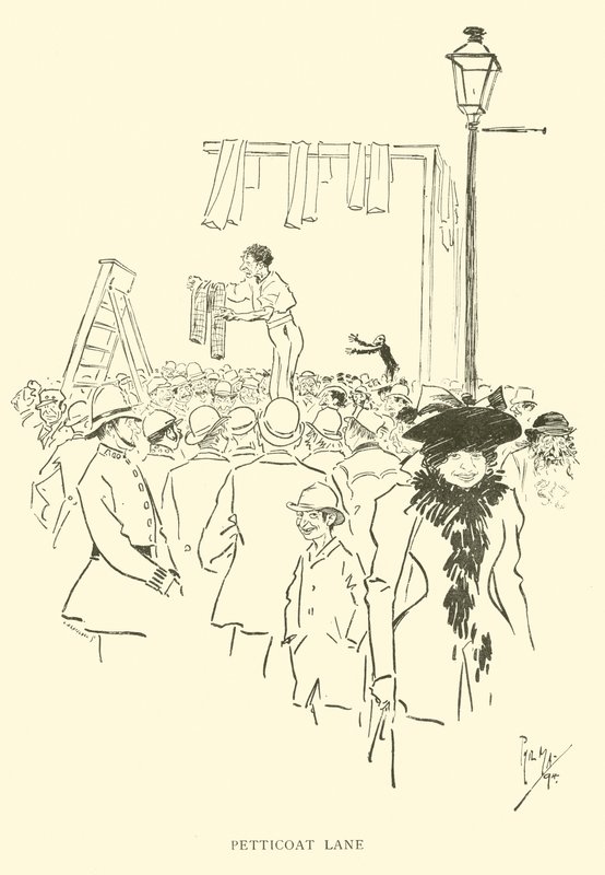 Cartoon by Phil May, from the 1890s by Phil May