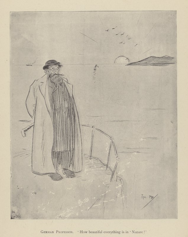Cartoon by Phil May, from the 1890s by Phil May