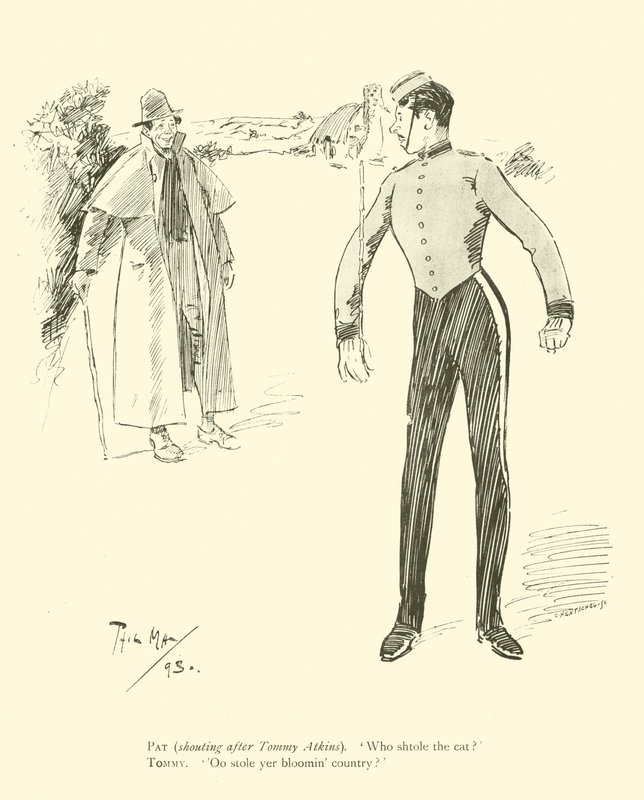Cartoon by Phil May, from the 1890s by Phil May