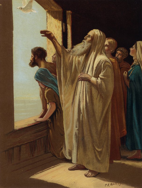 Noah Sending Forth the Dove by Philip Richard after Morris