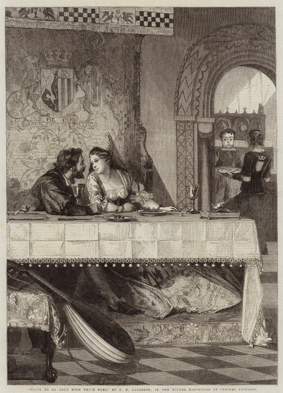 Drink to Me Only with Thine Eyes by Philip Hermogenes Calderon