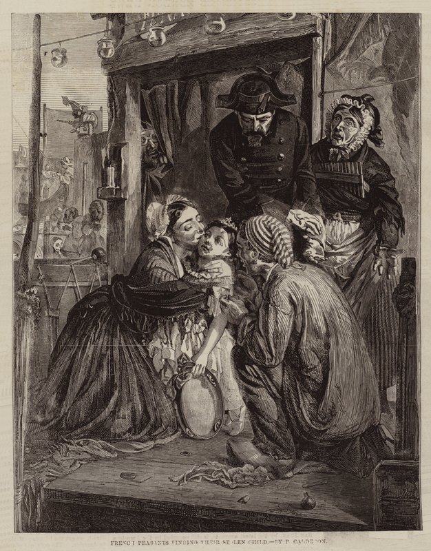 French Peasants finding their Stolen Child by Philip Hermogenes Calderon