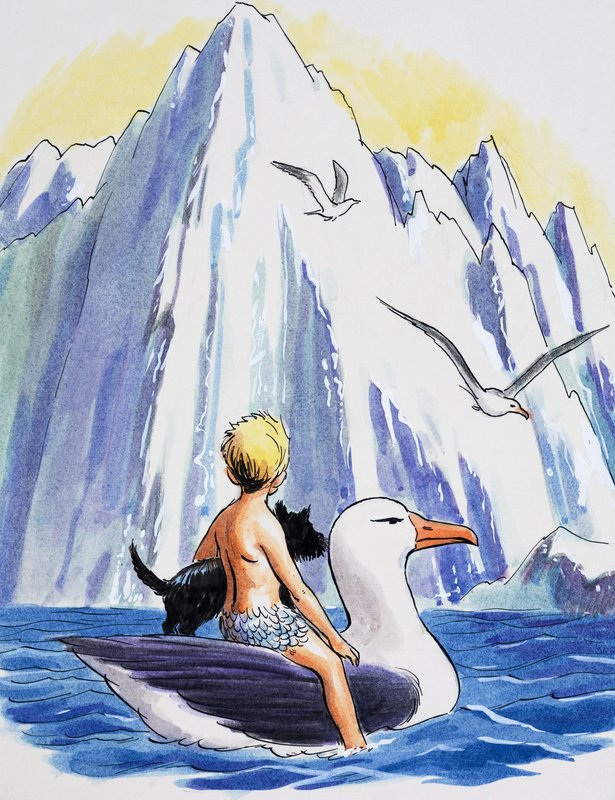 Icebergs of the Arctic, Illustration from 