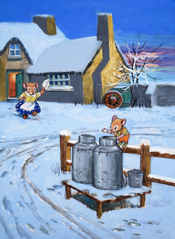 The Town Mouse and the Country Mouse by Philip Mendoza