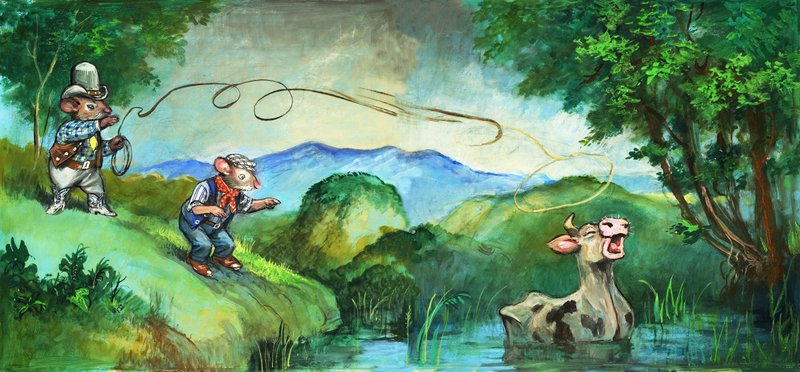 Town Mouse and Country Mouse by Philip Mendoza