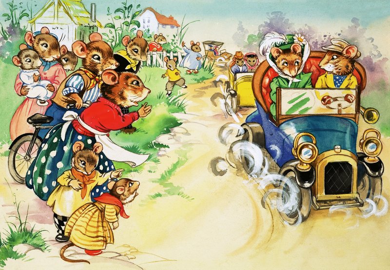 Town Mouse and Country Mouse by Philip Mendoza