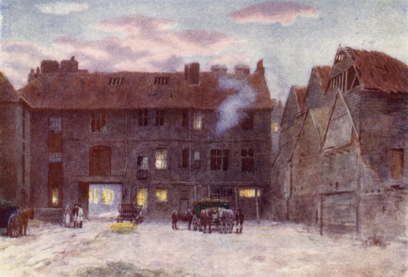 Back of White Hart Inn, Southwark by Philip Norman