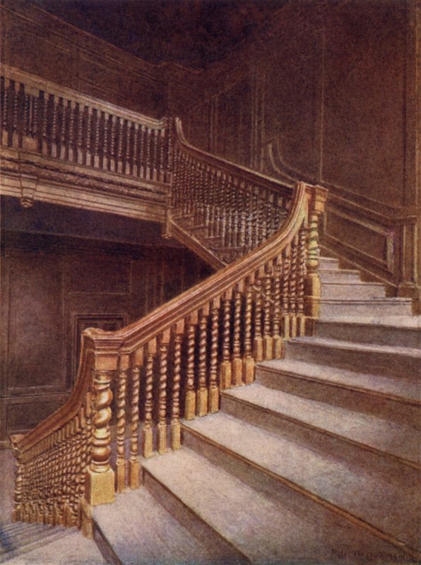 Staircase of No 10 Austin Friars by Philip Norman