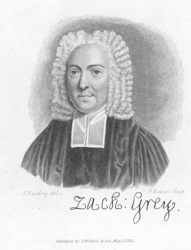 Dr Zachary Grey, English priest and writer by Philipp Audinet