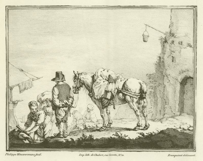 Traveller with a Horse by Philips Wouwerman