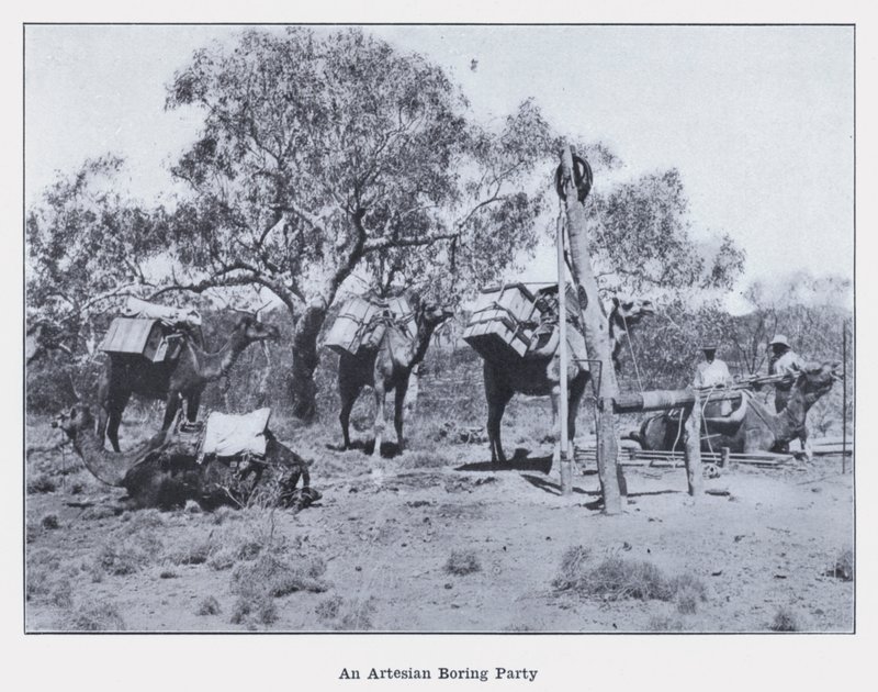 An Artesian Boring Party by Photographer Australian