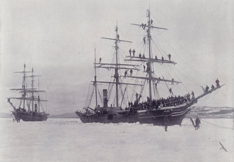 Canada: Sealing Steamers in the Ice by Photographer Canadian