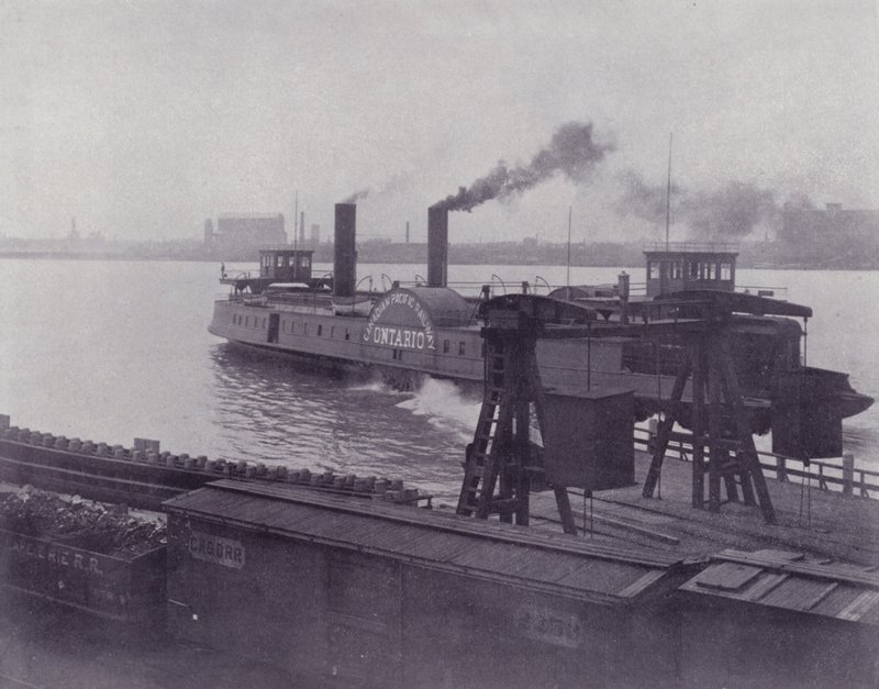 Canada: Transfer Steamer between Windsor and Detroit by Photographer Canadian