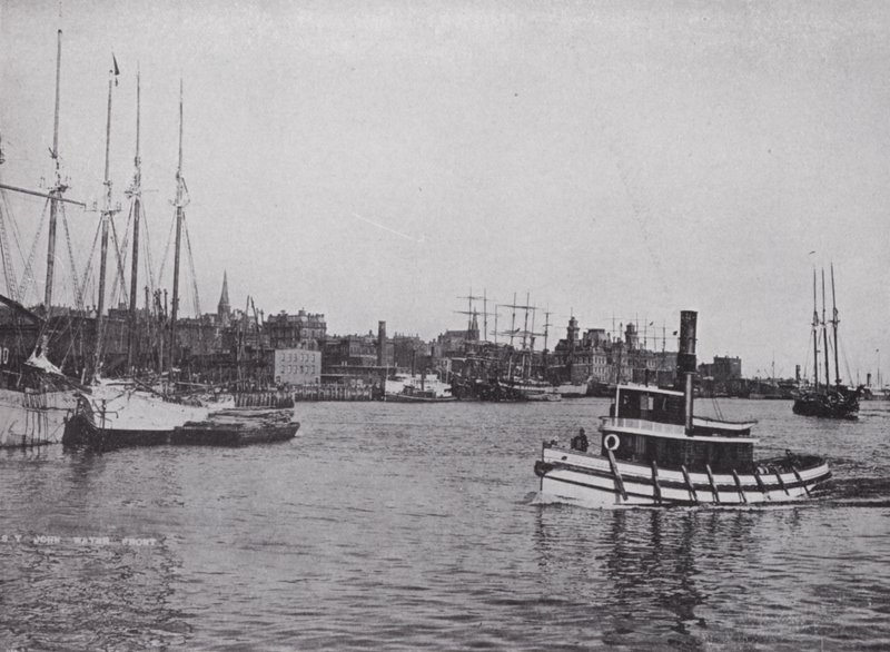 Harbor Front, St John, New Brunswick by Photographer Canadian