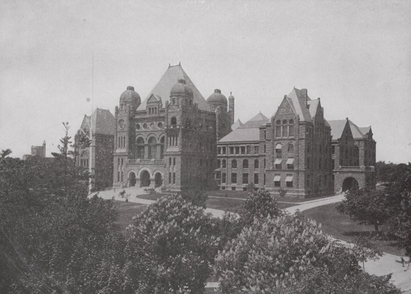 Parliament Buildings of the Province of Ontario, Toronto by Photographer Canadian