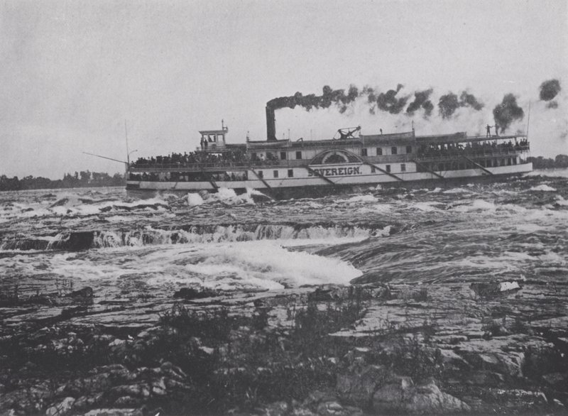 Shooting the Lachine Rapids, River St Lawrence by Photographer Canadian