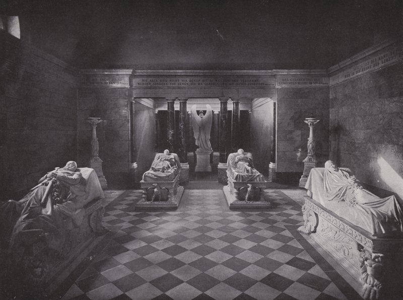 Charlottenburg, Mausoleum, Interior by Photographer German