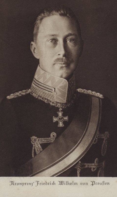 Crown Prince Wilhelm, eldest son of Kaiser Wilhelm II of Germany by Photographer German