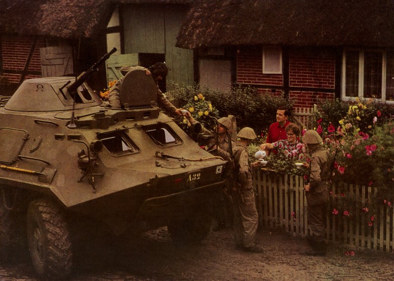 During a Rest on a March, Soldiers of the National People
