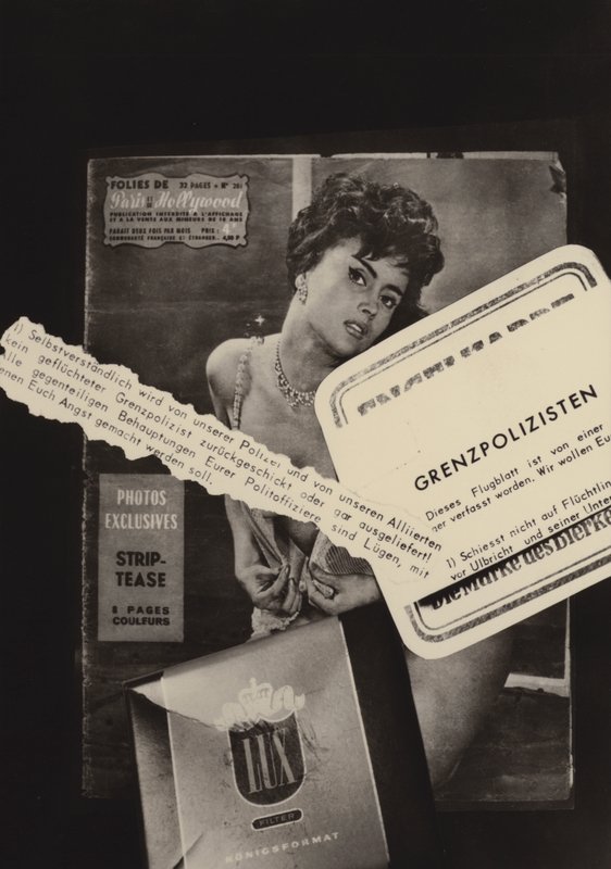 Objects Thrown Over the Border from West Berlin to Influence GDR Frontier Guards by Photographer German