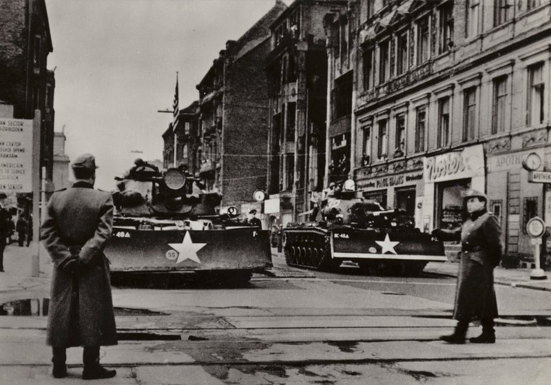 Particularly Serious Provocations Were Started Between 24 and 28 October 1961 When Heavily Armed US Soldiers, Supported by Tanks, Repeatedly Violated the State Frontier of the German Democratic Republic by Photographer German