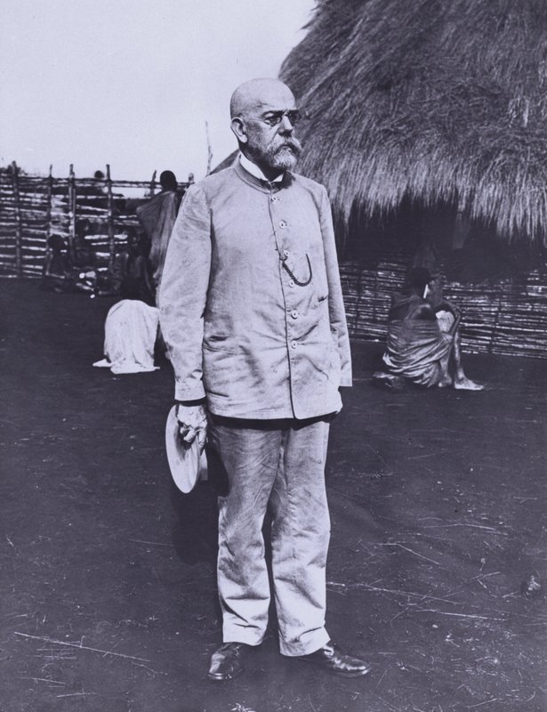 Robert Koch, German doctor and bacteriologist, in Africa by Photographer German