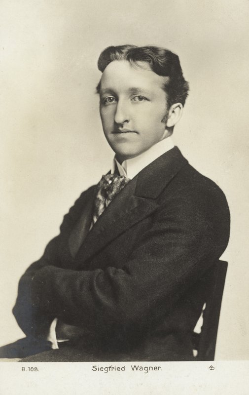 Siegfried Wagner, German Composer and Conductor by Photographer German