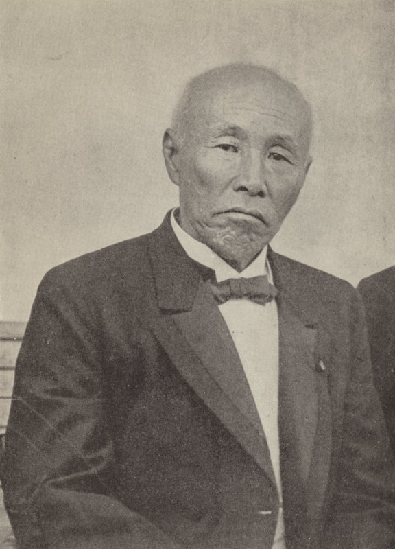 Okuma Shigenobu, Prime Minister of Japan at the Outbreak of the First World War (b/w photo) by Photographer Japanese