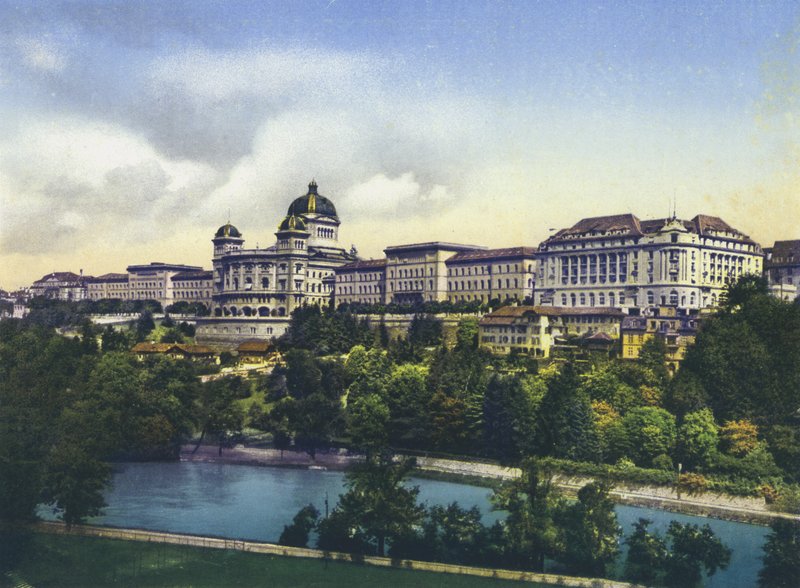 Bern, Federal Palace by Photographer Swiss
