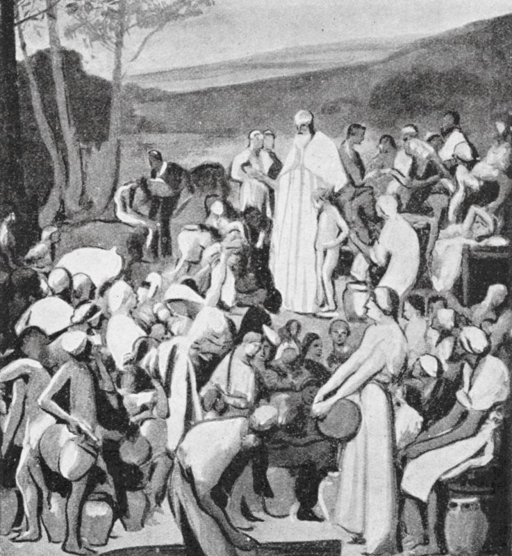 St Denis Preaching to the Gauls by Pierre Victor Galland