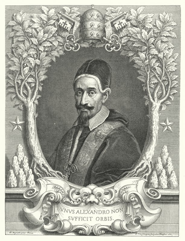 Pope Alexander VII by Pierre (after) Mignard
