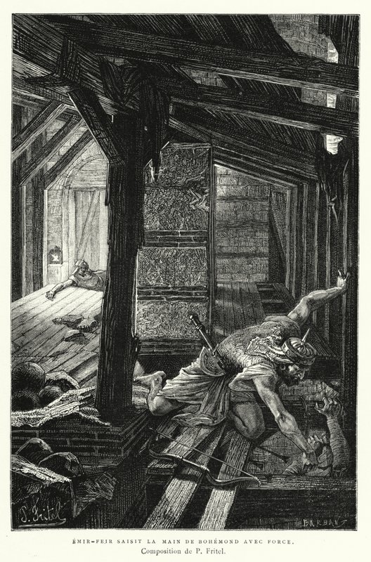 Emir-Feir Seizes the Hand of Bohemond with Force by Pierre Fritel
