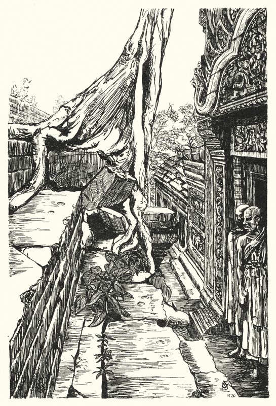 On the Second Storey, Baphuon by Pierre Jeannerat de Beerski