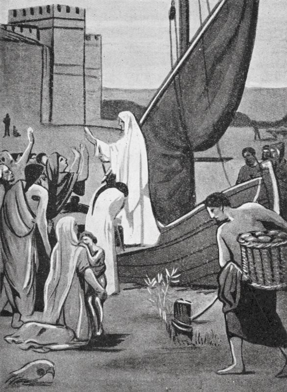 St Genevieve brings Supplies to Paris by Pierre Puvis de Chavannes
