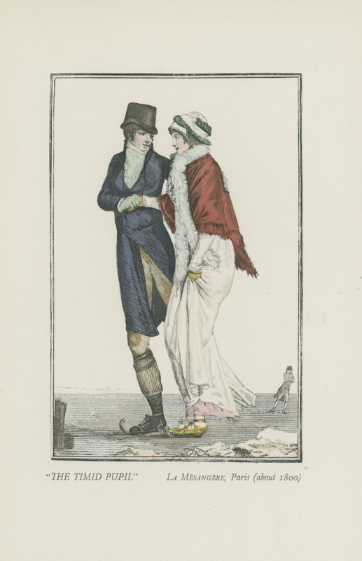 Timid Pupil, Paris (about 1800) by Pierre de La Mesangere
