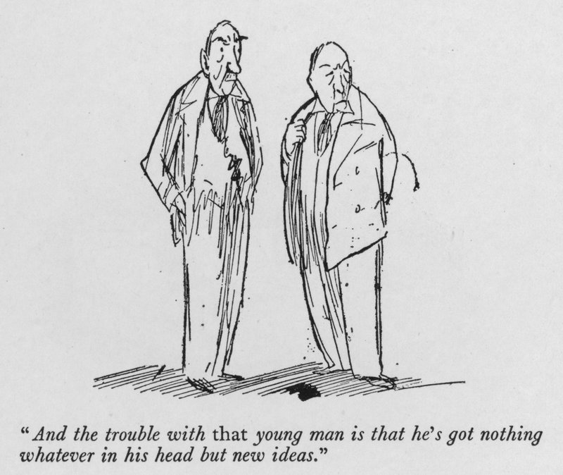 And the trouble with that young man is that he