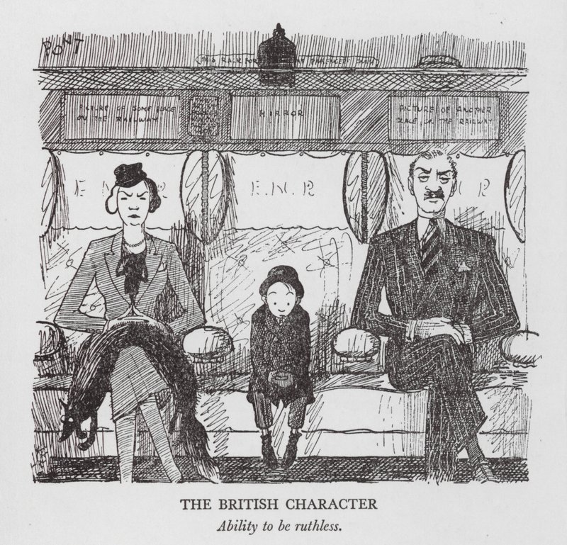 The British Character, Ability to be Ruthless by Pont (1908 40)
