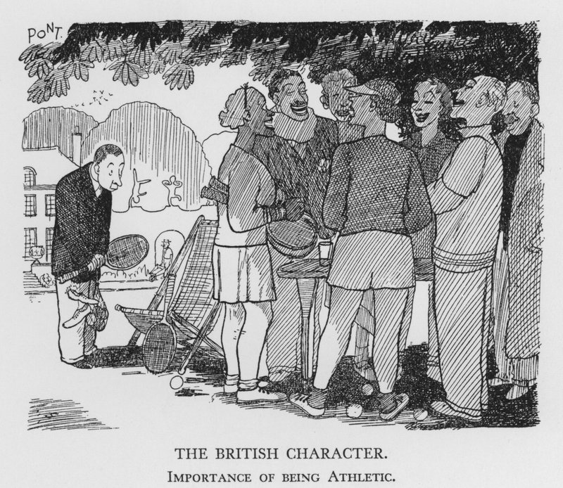 The British Character, Importance of Being Athletic by Pont