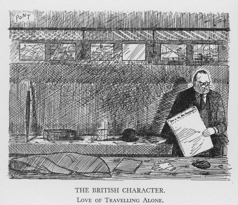 The British Character, Love of Travelling Alone by Pont