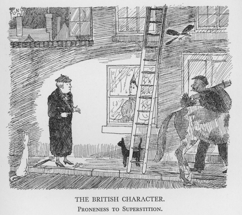 The British Character, Proneness to Superstition by Pont