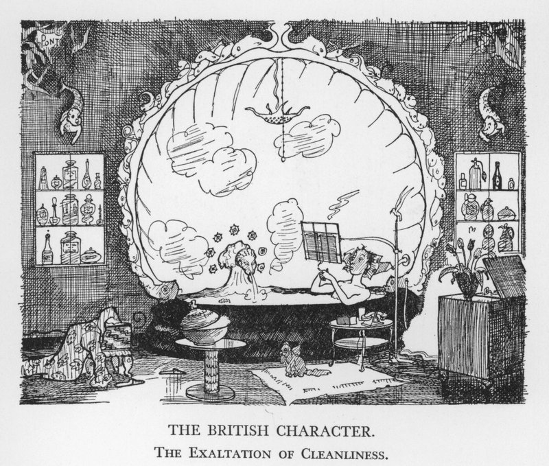 The British Character, The Exaltation of Cleanliness by Pont
