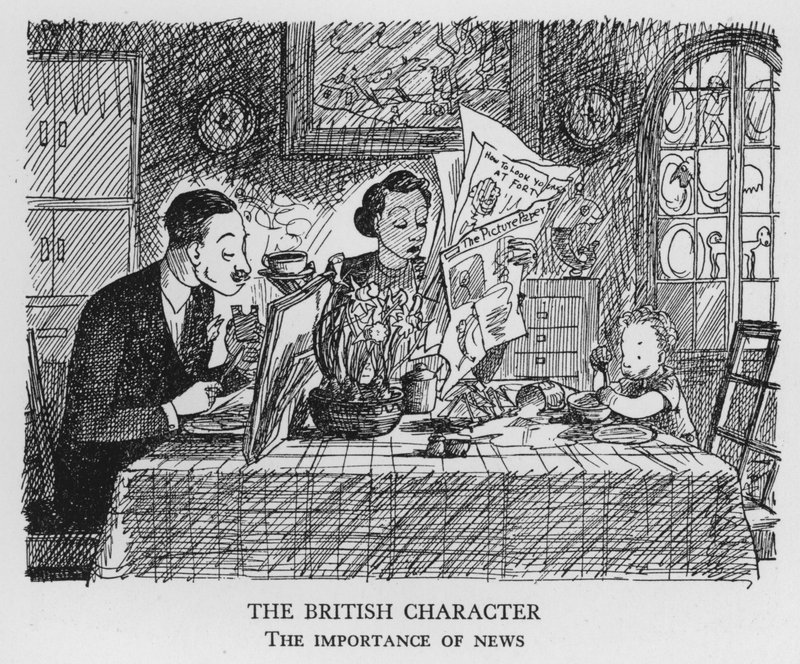 The British Character, The importance of news by Pont