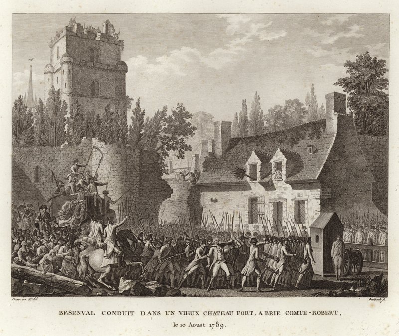 Baron de Besenval de Brunstatt brought to the Grand Chatelet in Paris by Prieur
