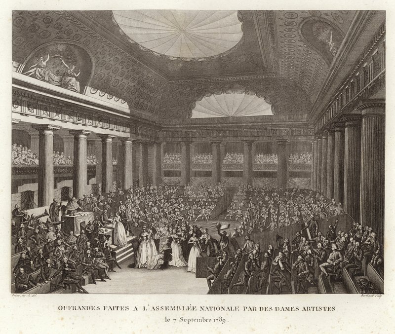 Offerings Made to the National Assembly by Women Artists by Prieur