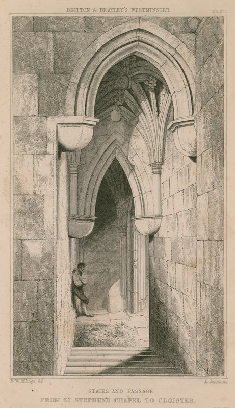Stairs and passage from St Stephen